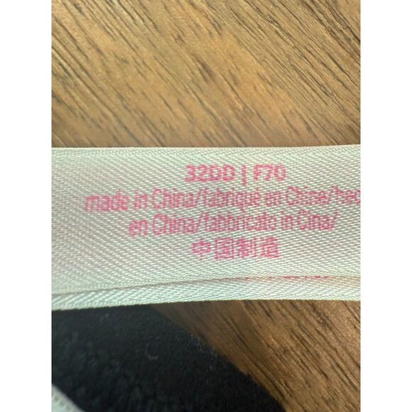 Pink Victoria's Secret Cool and Comfy Push Up Bra, size 32DD/F70 - Picture 3 of 15